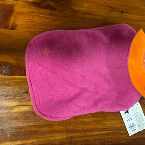 XS dog coat, Beautiful pink and orange reversible. Brand new